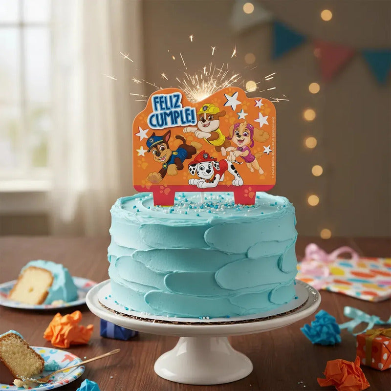 Vela De Paw Patrol Para Cumpleaños