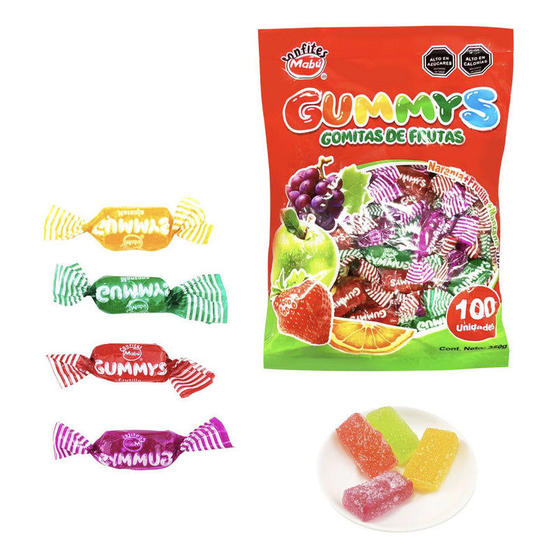 Gomitas Gummy Dulces Tipo Frugele (100 Unidades)