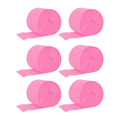 Pack 6 Festones De Color Decoración De Cumpleaños Cotillón