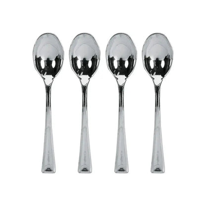 Set 48 Cucharitas Metálicas Para Postres Y Café  Ploma