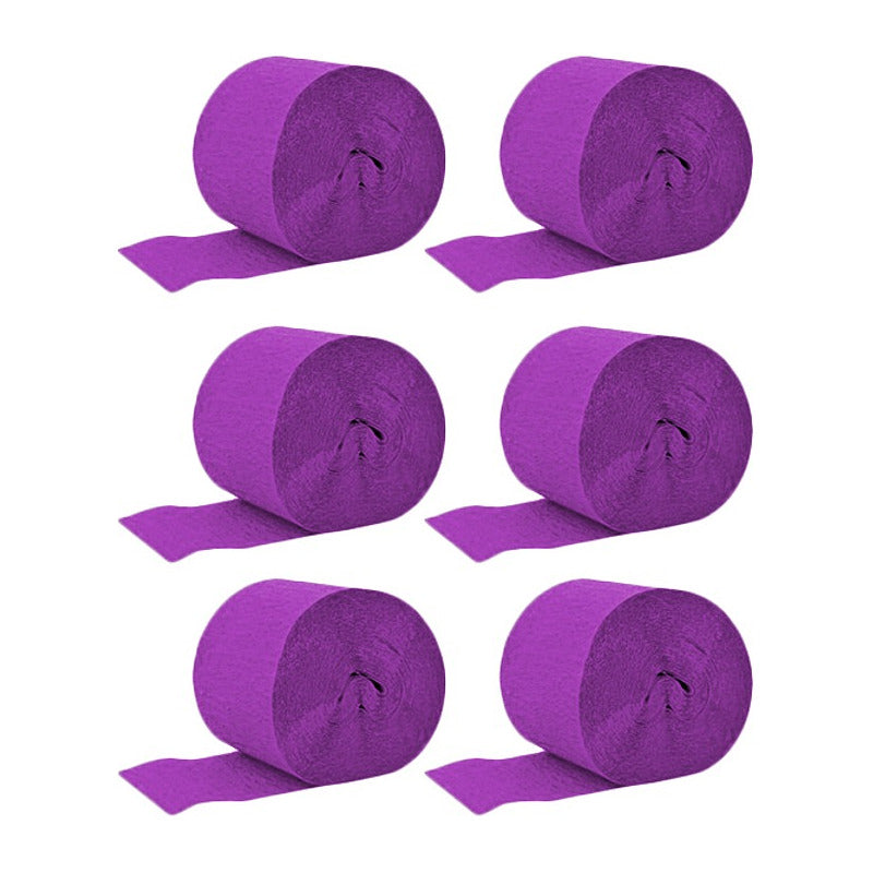 Pack 6 Festones De Color Decoración De Cumpleaños Cotillón