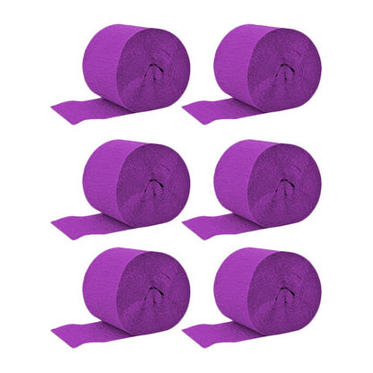 Pack 6 Festones De Color Decoración De Cumpleaños Cotillón