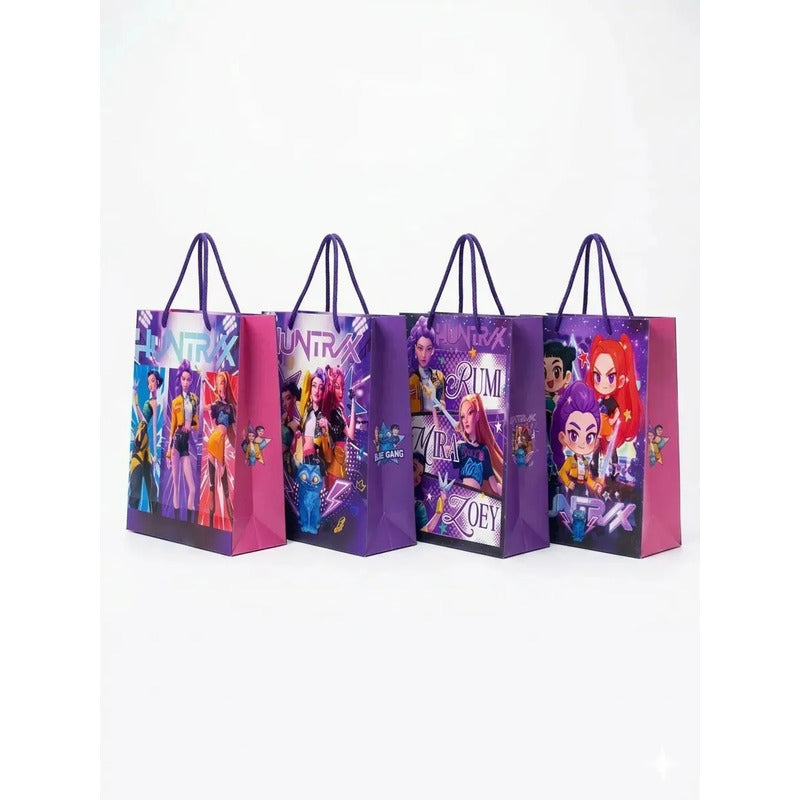 Bolsas De Guerreras Kpop-huntrix Rumy- Zoey-mira Diseños Variados Pack 12 Guerreras K-pop