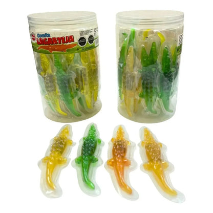 Gomitas Sabores Frutales Lagartija Mabu 30 Uni