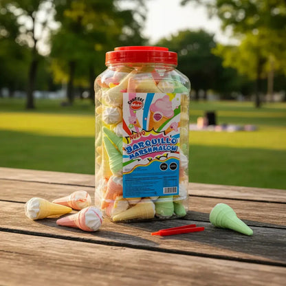 Mabu Barquillos De Malvavisco Dulces Pack X100 Golosinas 350g