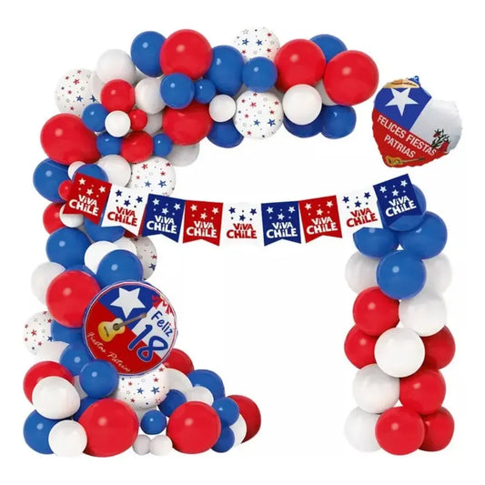 Set Completo Decoración Fiestas Patrias Cotillon