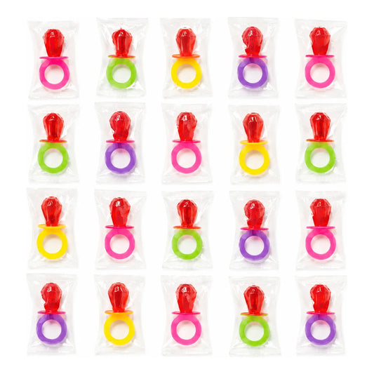 X 20 Chupete Anillo De Dulce Caramelo Sabor Frutas
