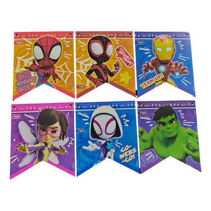 Cumpleaños Spidey Y Sus Amigos Guirnalda Cumpleaños