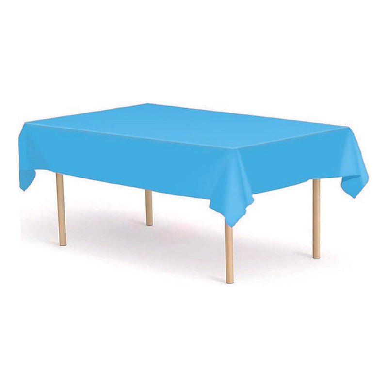 Mantel Plástico De Colores 137 X 183 Cm