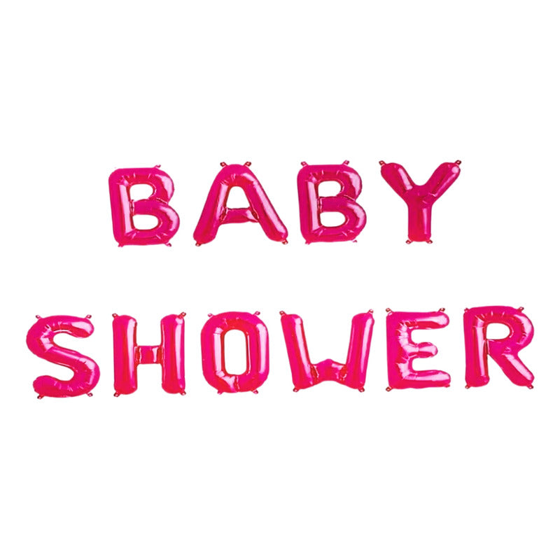 Set Globos Baby Shower Rosado Cotillón Activarte