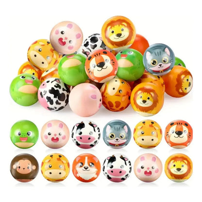 Pack 12 Pelotas Animales Antiestres Sorpresas De Cumpleaños
