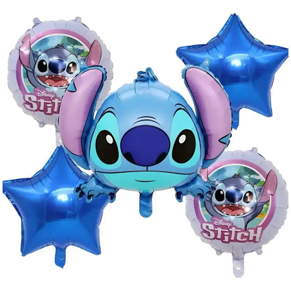 Set 6 Globos Látex Capibara Capybara Cumpleaños Marrón
