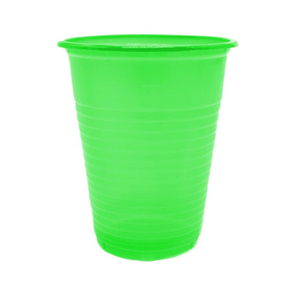 25 Vasos Plásticos Unicolor  De 200 Cc Color A Eleccion