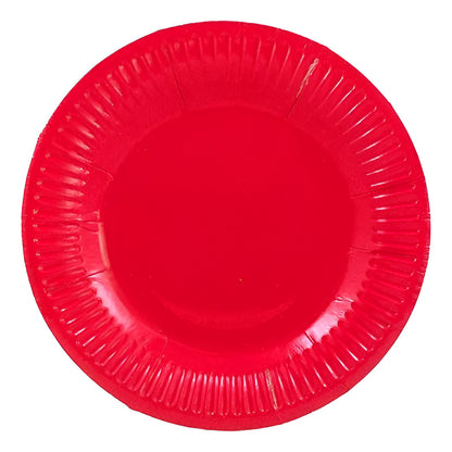 Pack 10 Plato Cartón Cumpleaños De Color Para Fiestas