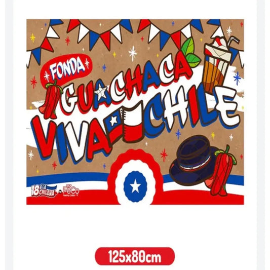 Telón De Fondo Fiestas Patrias Fonda Guachaca Surtido