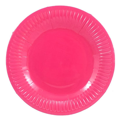 Pack 10 Plato Cartón Cumpleaños De Color Para Fiestas