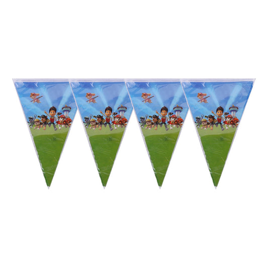 Cotillón Paw Patrol Banderín Decorativo Cumpleaños