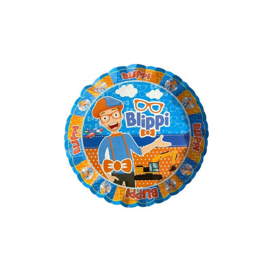 Pack 4 Bandejas Cumpleaños Blippi ( Cartón 32 Cm )