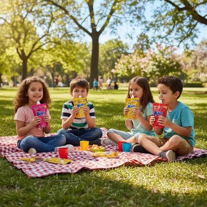 Pack 12 Jugos Bebida Fantasía Kapo Sabores Surtidos 252 Ml