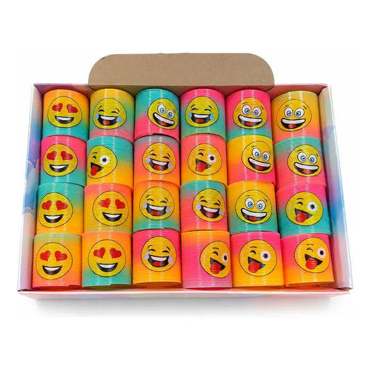 Resorte Mágico Emoji Arcoiris Cotillón Cumpleaños