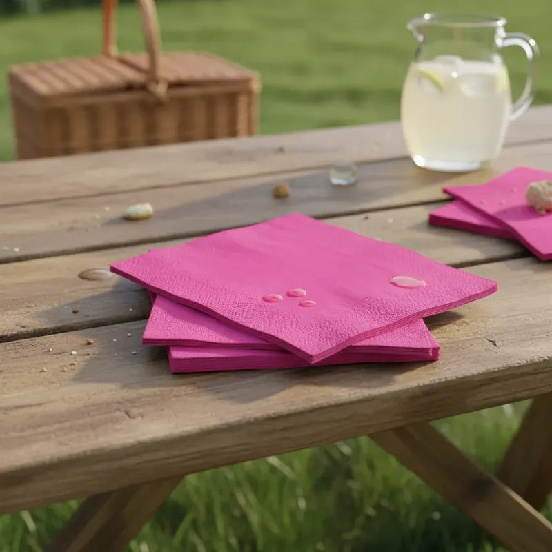 20 Servilletas Desechables De Color A Elección
