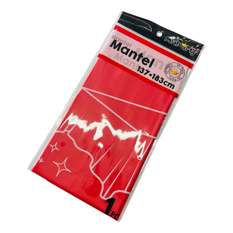 Mantel Plástico De Colores 137 X 183 Cm