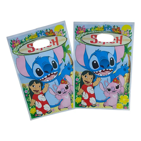 Pack 10 Bolsas Dulceras Cumpleaños Lilo Y Stitch 20x30 Cm Lilo Y Stitch