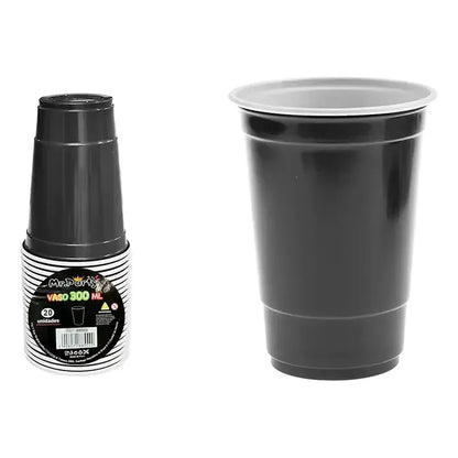 Pack 20 Vasos Plásticos 300cc Colores A Elección Dekotillon