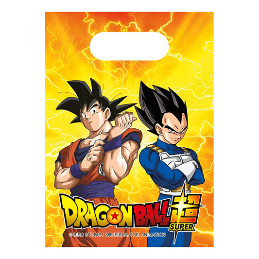 Pack 6 Bolsas Cumpleaños Dragon Ball Z