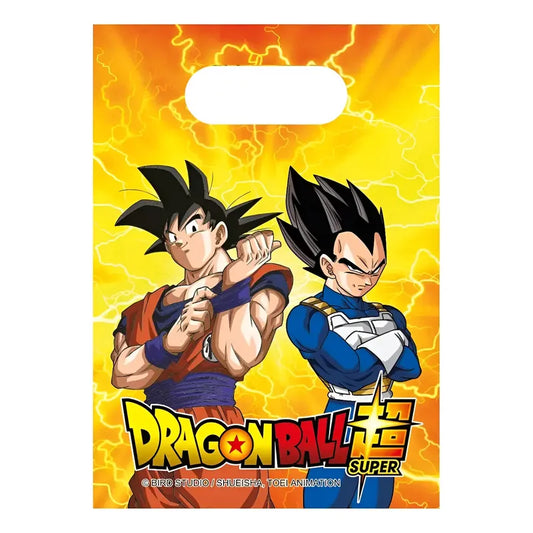 Pack 6 Bolsas Cumpleaños Dragon Ball Z Goku