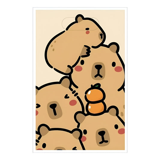 Bolsas De Cumpleaños Capibara Capybara  (10 Unidades)