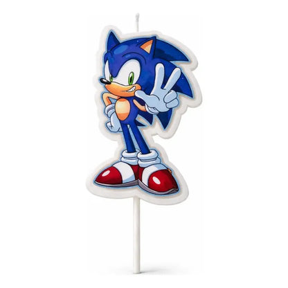 Vela Cumpleaños Sonic Cotillón