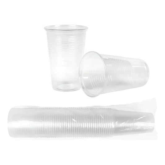 50 Vasos Plásticos Desechables 300cc/10 Oz, Ideal Fiestas Transparente