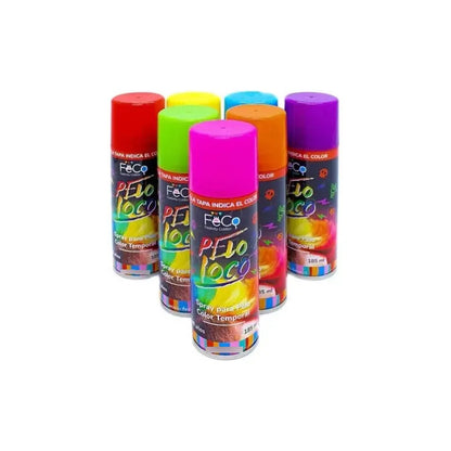 Spray Para El Cabello Pintura Temporal 185 Ml