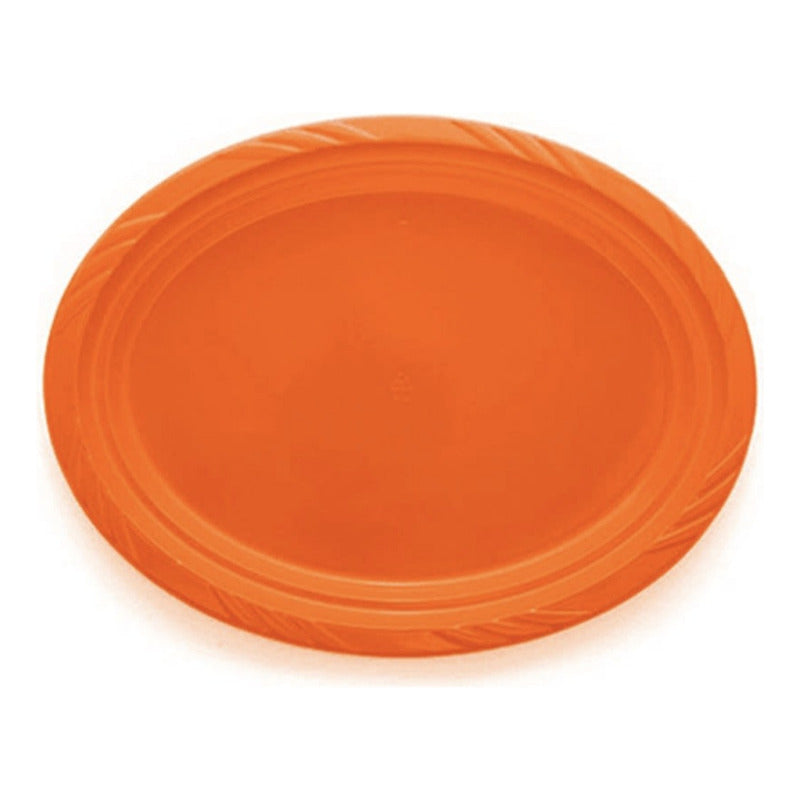 Pack 5 Bandejas Ovaladas De Color 30x23 Cm