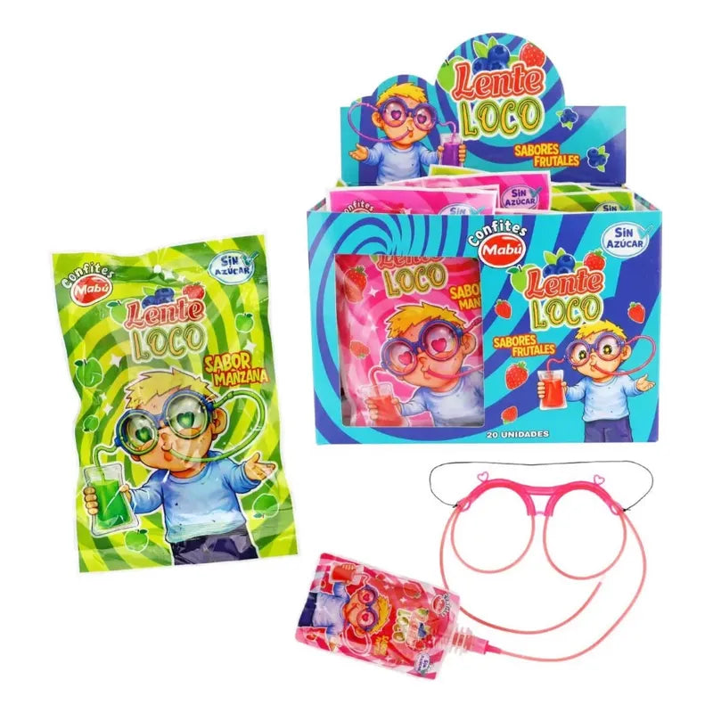 Dulce Lente Loco Mabú Sin Azúcar Caja 20 Unidades