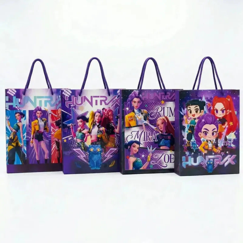 Bolsas De Guerreras Kpop-huntrix Rumy- Zoey-mira Diseños Variados Pack 12 Guerreras K-pop
