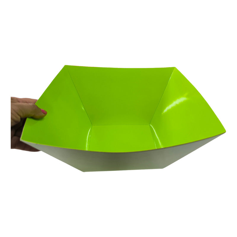 Pack 2 Bandejas Cumpleaños Ondas De Cartón 29 Cm