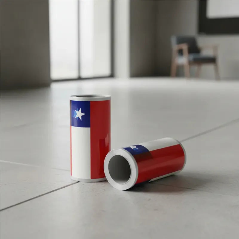 Rollo Bandera Chile Plástica 50 Mts  Fiestas Patrias Tricolor
