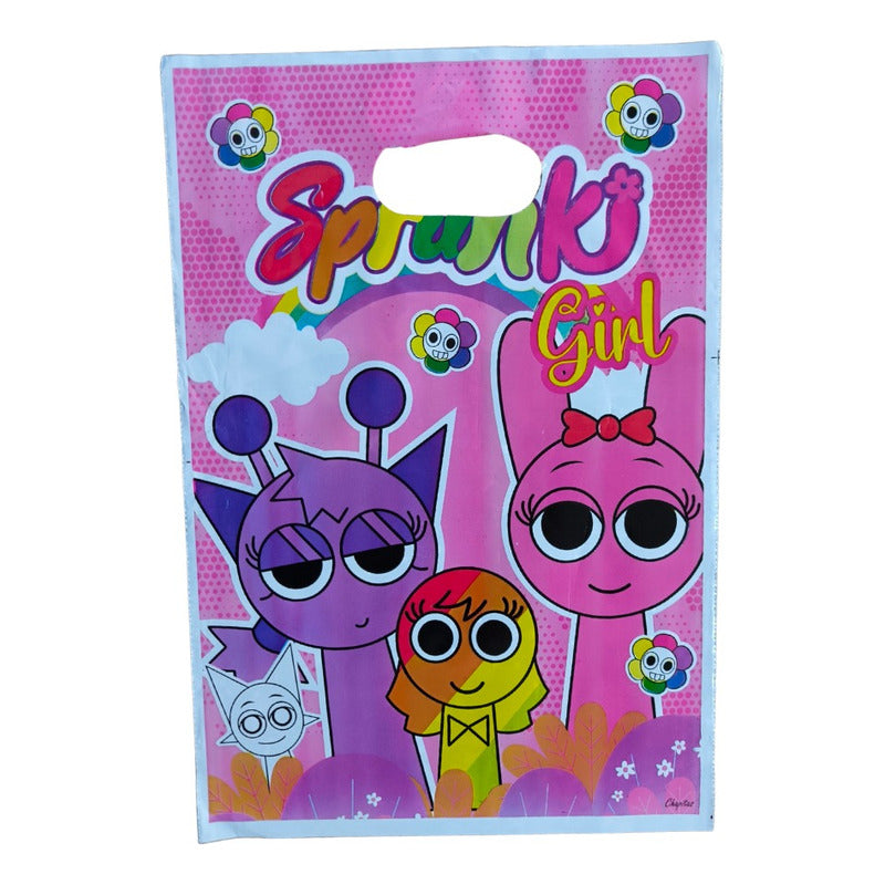 Pack 10 Bolsas Medianas Cumpleaños Sprunki