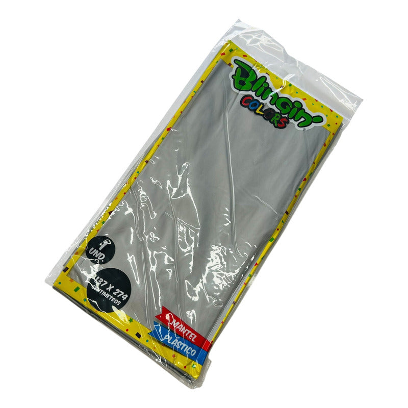 Mantel Plástico De Colores 137 X 183 Cm