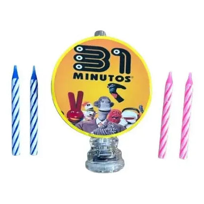 Vela Cumpleaños Cotillón 31 Minutos