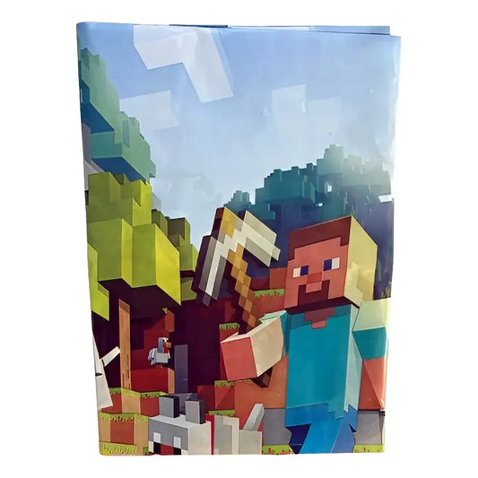 Mantel De Cumpleaños Minecraft 130x170 Cm Minecraft