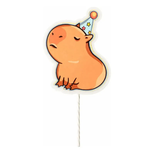 Vela Cumpleaños Capibara Capybara Cotillón