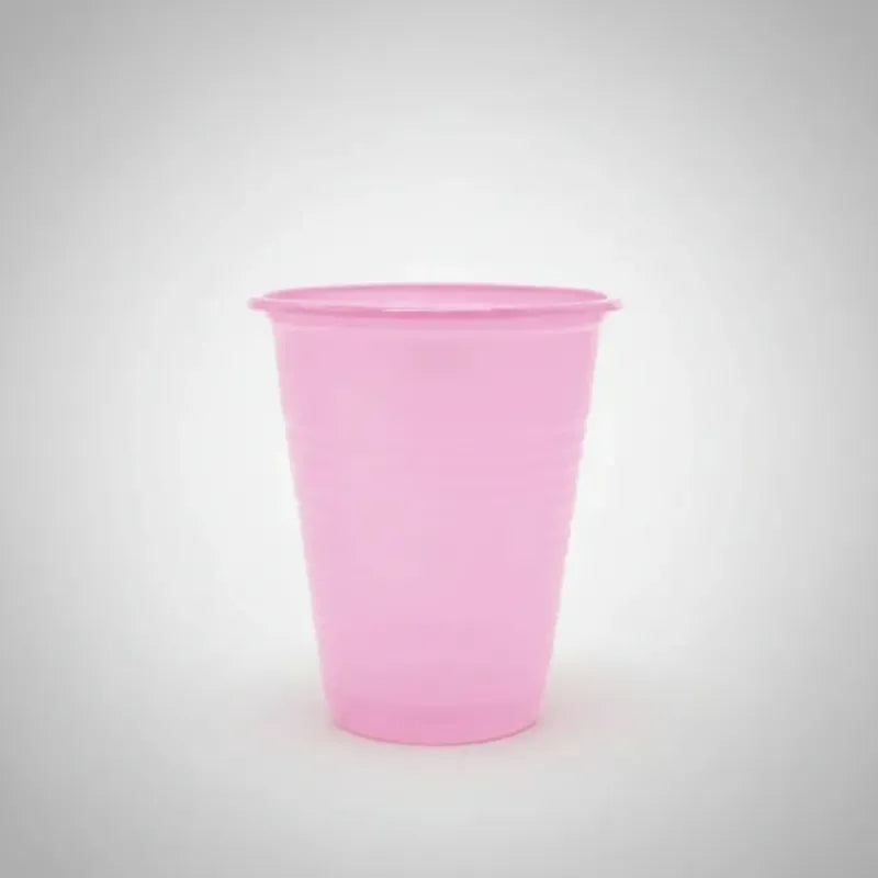 25 Vasos Plásticos Unicolor  De 200 Cc Color A Eleccion