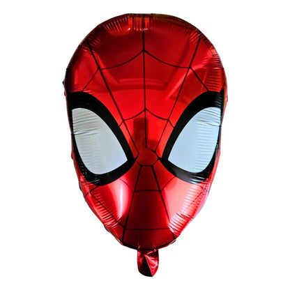 Bouquet Globos Spiderman 12pcs Decoración Cumpleaños Rojo/azul