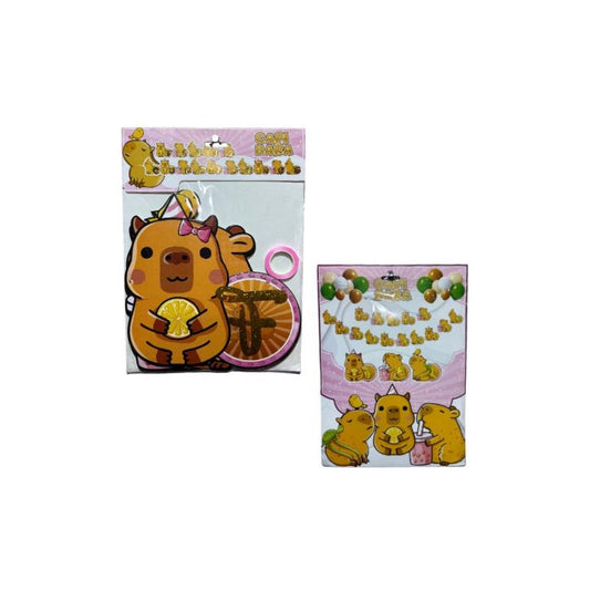 Cotillón Cumpleaños Feliz Cumpleaños Capybara Capibara