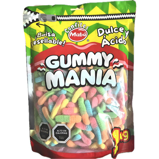 Gomitas Dulces Y Acidas 1k Mabú Gusanitos