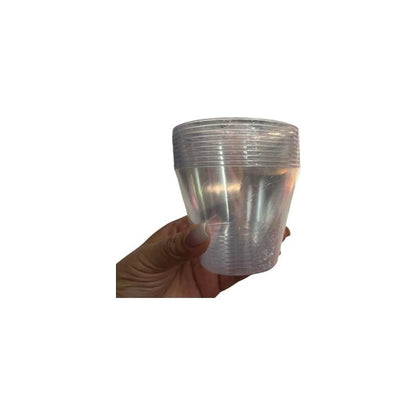 10 Vasos Para Postres Acrílicos Transparentes 270 Ml