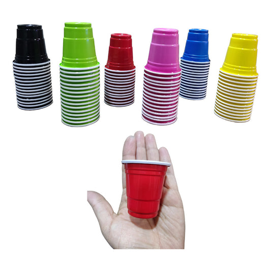 Pack 30 Vasos Plásticos Shot 3 Oz Colores